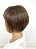 20代30代髪質改善カラー透明感ミルクティーベージュ夏秋カラー