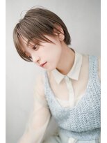 ギークス(GEEKS)&nbsp;【GEEKS渋谷】オリーブグレージュ/小顔/クールショート/襟足短め