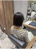 切りっぱなしボブ