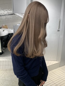 ペレ アネックス 大阪梅田茶屋町店(PELE ANNEX) くびれヘア/アプリコットオレンジ/ハイライトカラー/梅田