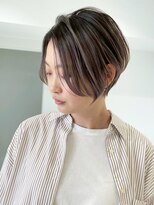 ネイロ バイ ジルブラン 葛西(NeiRo by JIL BLAN) 葛西ハイライト白髪ぼかしショートボブ小顔カットレイヤーカット