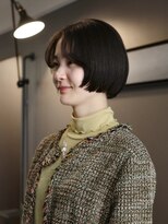 ネロ ヘアサロン 渋谷(NERO HAIR SALON)&nbsp;【倉田真希】マッシュボブ　丸みショート　センターパート
