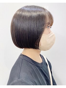 モリオフロムロンドン 松戸店(Morio from London) 【morio松戸 石山】黒髪コンパクトボブミニボブ丸みボブ20代30代