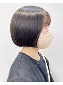 【morio松戸 石山】黒髪コンパクトボブミニボブ丸みボブ20代30代