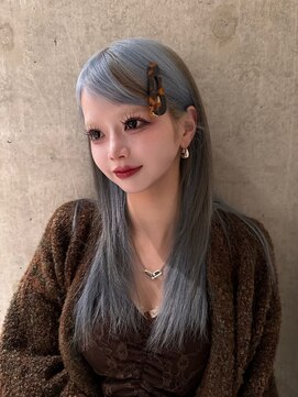 モニカ 栄店(MONIQA) レイヤーカット×デザインカラー×ハイトーン