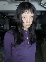 ノラ シブヤ(NORA)&nbsp;☆ハッシュカットハイレイヤー黒髪ウルフ黒髪ハッシュカット