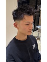 ウィル 都島店(WiLL)&nbsp;20代30代40代大人ハンサムフェードスパイキーショート（1）