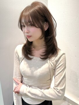 ロンプ(romp) レイヤーカットロングレイヤーハイレイヤー顔周りレイヤーi