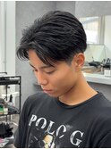 センターパート/ニュアンスパーマ/フェザーパーマ/men's