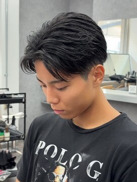 エルマーク 松山(L-MARK) センターパート/ニュアンスパーマ/フェザーパーマ/men's