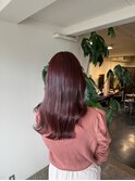 ラズベリーブラウン×艶ロング