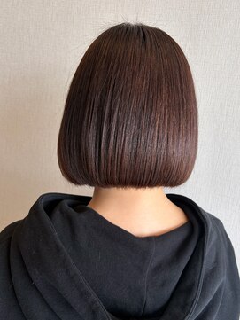 コルテ 倉敷西阿知店(CoRte.) ぷつっとボブ/大人上品ボブ/地毛風カラー/さらさらヘア/うる艶髪
