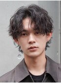 渋谷シャドウパーママッシュ波巻きスパイラルパーマルーズパーマ