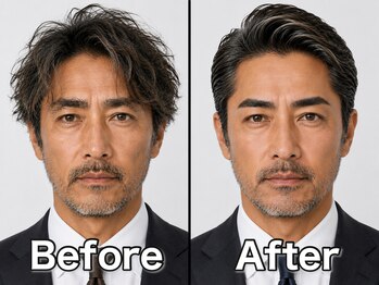 ソレリア(Soleria)の写真/顔の黄金比率を整える！大人男性に似合う眉毛カットで清潔感と第一印象をワンラックアップのお手頃サロン☆