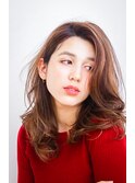 大人ワンサイドセミロング
