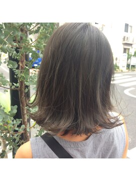 ヒゲメガネ(hige megane.) 人気外はね切りっぱなしボブ