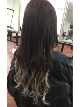 エクステアンドカラー ティアラ(teara) エクステでグラデーションエクステスタイル☆