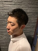 プレミアムバーバー 目黒店(PREMIUM BARBER produce by HIRO GINZA) バレないパーマショートスタイル