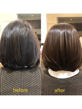 ルフレ ヘア ライフ(reflet hair life) サラツヤナチュラルボブ