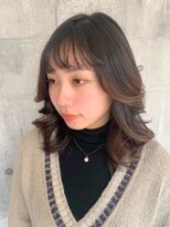 ラッドヘアー(RAD hair)&nbsp;大人可愛いニュアンスミディアムボブ＊
