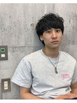 Coral メンズウルフマッシュスタイル L コーラル Coral のヘアカタログ ホットペッパービューティー