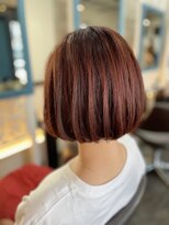 ロンド(Le rond)&nbsp;ピンクブラウンのワンカールボブ