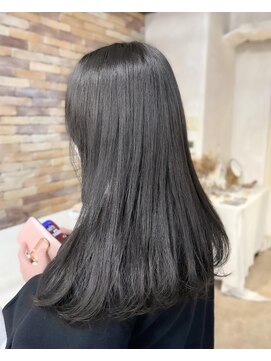 アリー 原宿 表参道(ALLY) [ALLY松村]ブリーチなし☆オリーブグレー