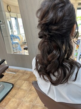 マイスペース(MY SPACE) ハーフアップ