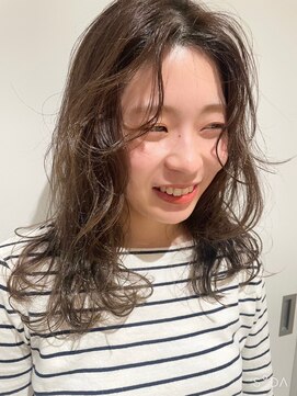 ガリカ 博多(Gallica) 【石河安奈】ニュアンスパーマナチュラルパーマ/透け感ベージュ