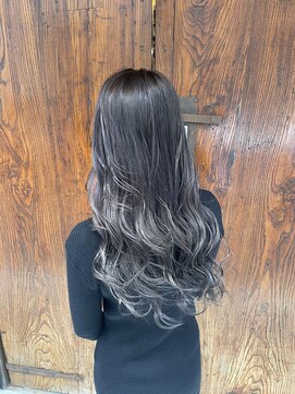 ランソ(RUNSO) 赤み除去☆シルバーアッシュ/似合わせカット