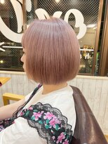 ビー オン ディー ヘア 池袋(BonD hair)&nbsp;ヌーディなピンクベージュ【池袋/髪質改善/ハイライト】