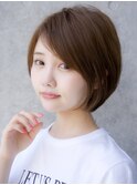 前髪あり大人ショートボブ20代30代40代【AIN.表参道】川原大地