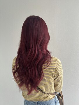 ゴットフロー(GOTTO FLOW) 艶感/カシスレッド/韓国巻き/ブリーチ/ロングレイヤー