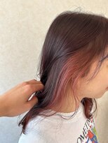 ジェリカヘアー サンフラワー通り(Jlica hair) ツヤ感たっぷりインナーピンク