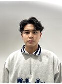 【寺本】メンズセンターパートパーマ！