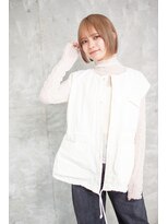 アッシュ 池袋店(Ash)&nbsp;10代20代30代『ハイトーン顎ラインボブ』　　＃池袋駅