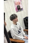 最高級エクステで作るメンズホワイトメッシュ