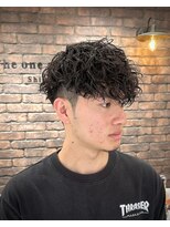 ザ ワンアンドオンリー シズオカ(The one and only. Shizuoka) スペインカール×スパイラルパーマ
