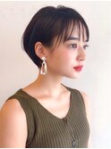 Say.ree ショート フレンチカジュアル 学割U24 ぱっつん前髪