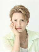 ガイルヘア　ニュアンスパーマ　ブリーチカラー　韓国　韓流