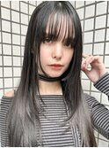 レイヤーカット/フェイスレイヤー/ロングレイヤー/暗めカラー