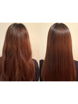 【TVでも話題】sins髪質改善酸性ストレートでうねり・広がりを抑え艶髪へ！