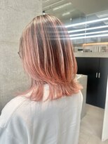 カケル(×.)&nbsp;ウルフレイヤー/バレイヤージュ/ピンクベージュ