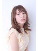 BERRY_小顔＿オリーブカラー＿セミウェットウェーブ＿ハイライト