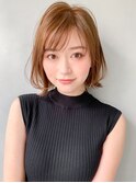 美髪艶感デジタルパーマエアリーカール外ハネボブ#216f0309