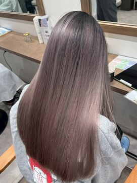 ナンバー ソポ 札幌/ジャム 札幌(N° sopo/JAM) ハイトーンバレイヤージュ／個室美髪髪質改善トリートメント