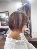 小顔効果◎大人可愛いショート