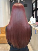 ロング美髪韓国ヘアおくれ毛前髪カット_ba542041