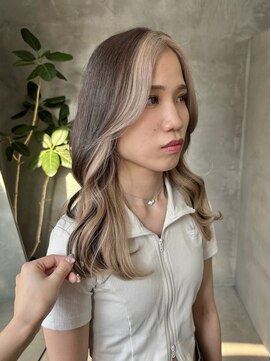 テトヘアー(teto hair) フェイスフレーミング ミルクティーベージュ ワンホン
