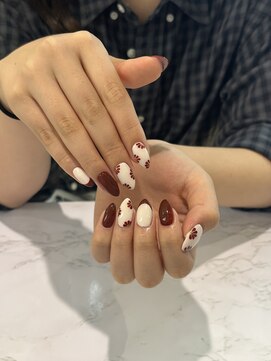 ゼスト パーク(ZEST PARK) 秋ネイル/ボルドー